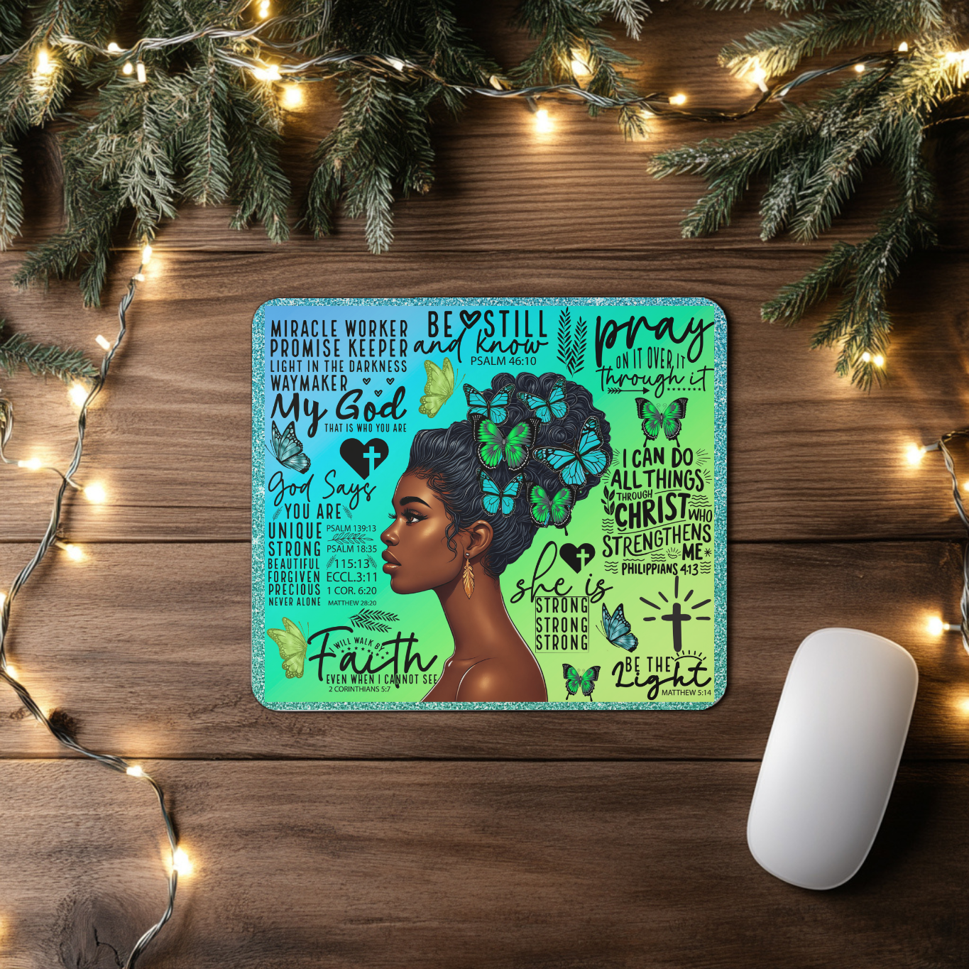 "Blessed Woman" Mousepad