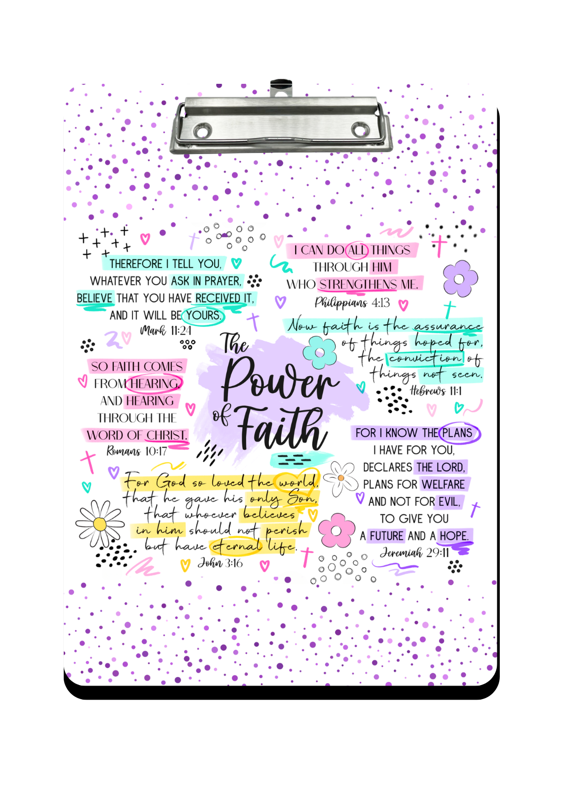 "The Power of Faith" - Clipboard