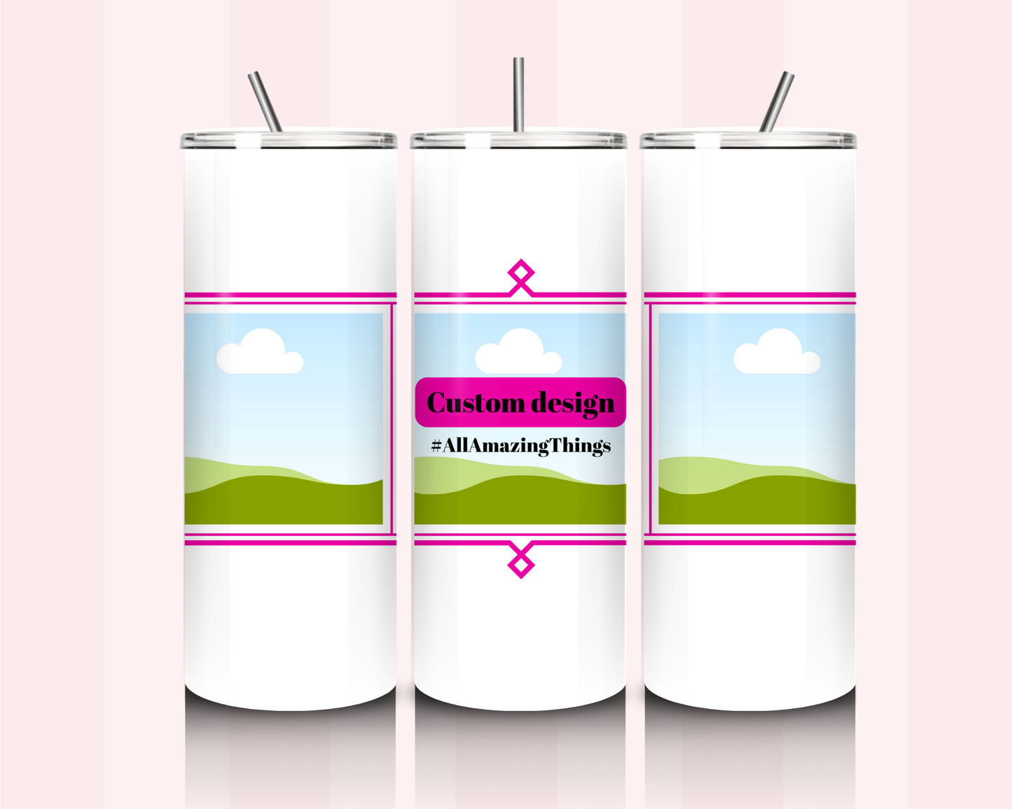 Personalized "FREESTYLE DESIGNED" Photo Tumbler