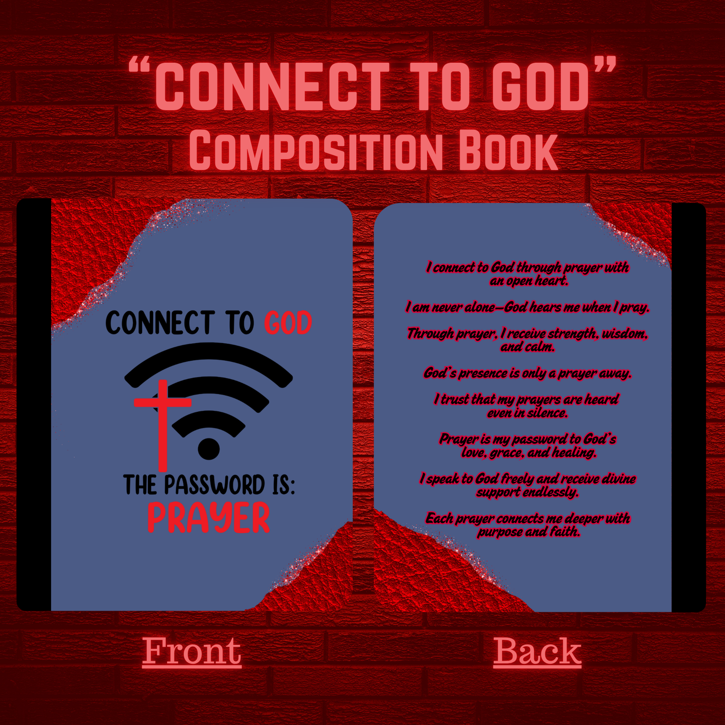 "Connect to God" - Composition Book