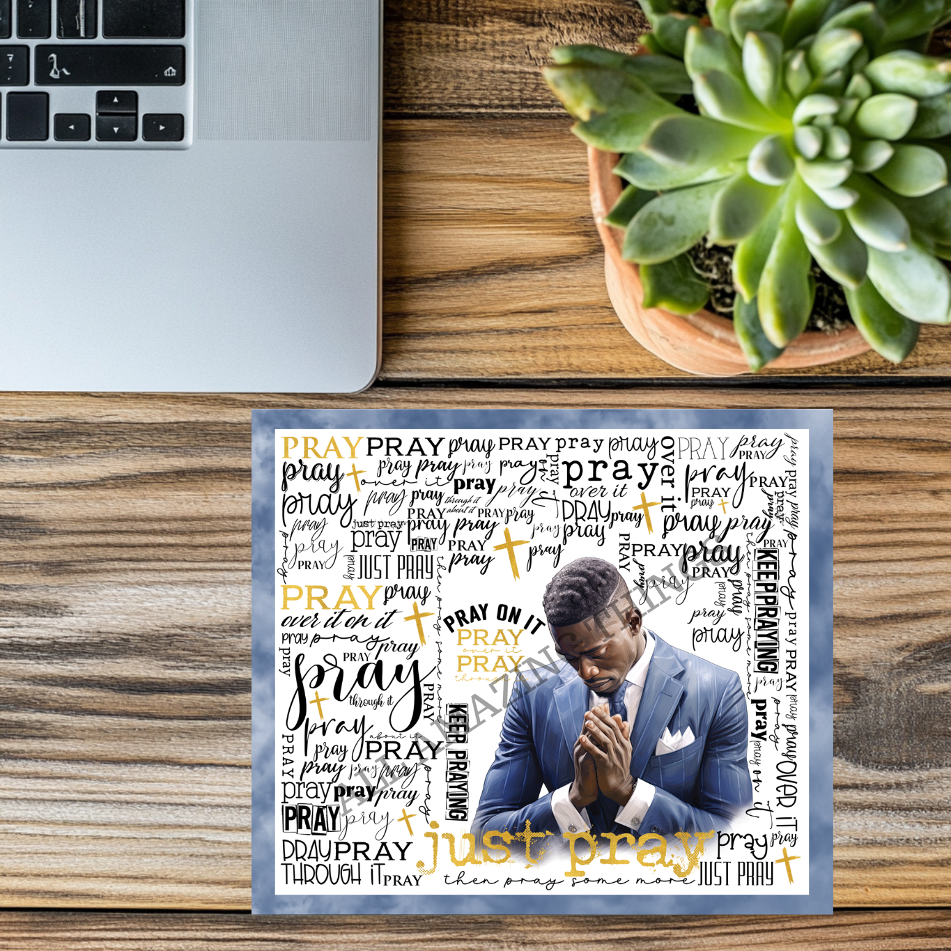"Praying Man" - Mousepad