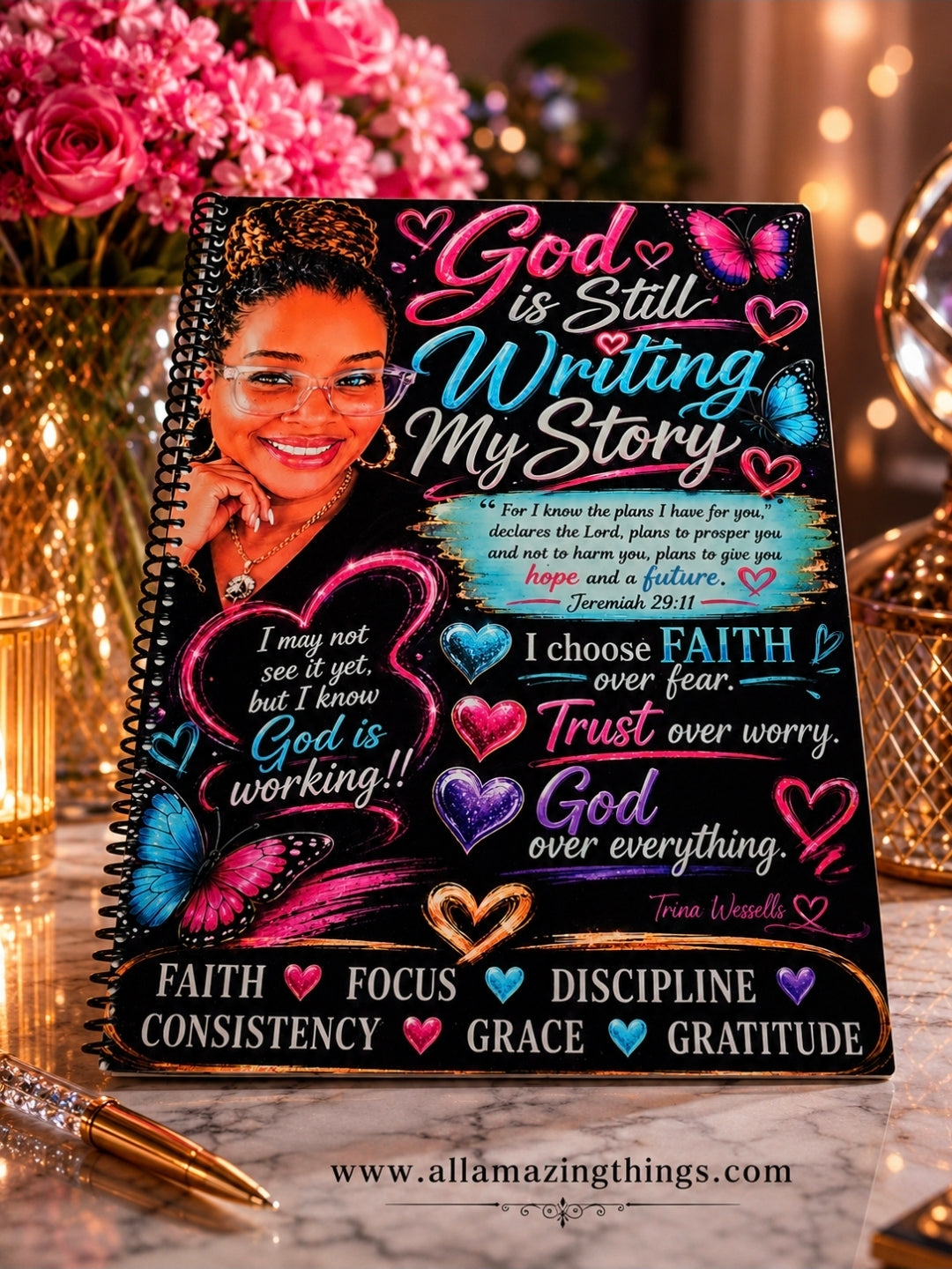 “Inspired By You” Personalized Notebooks With Images