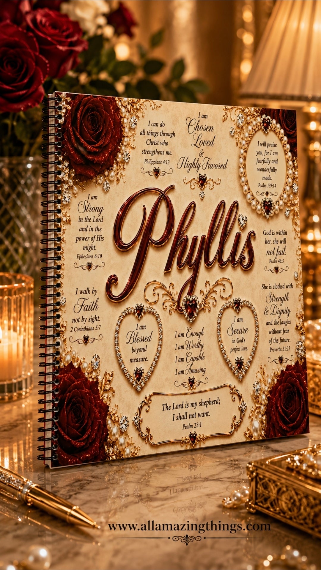 “Inspired By You” Personalized Notebooks WITHOUT IMAGES