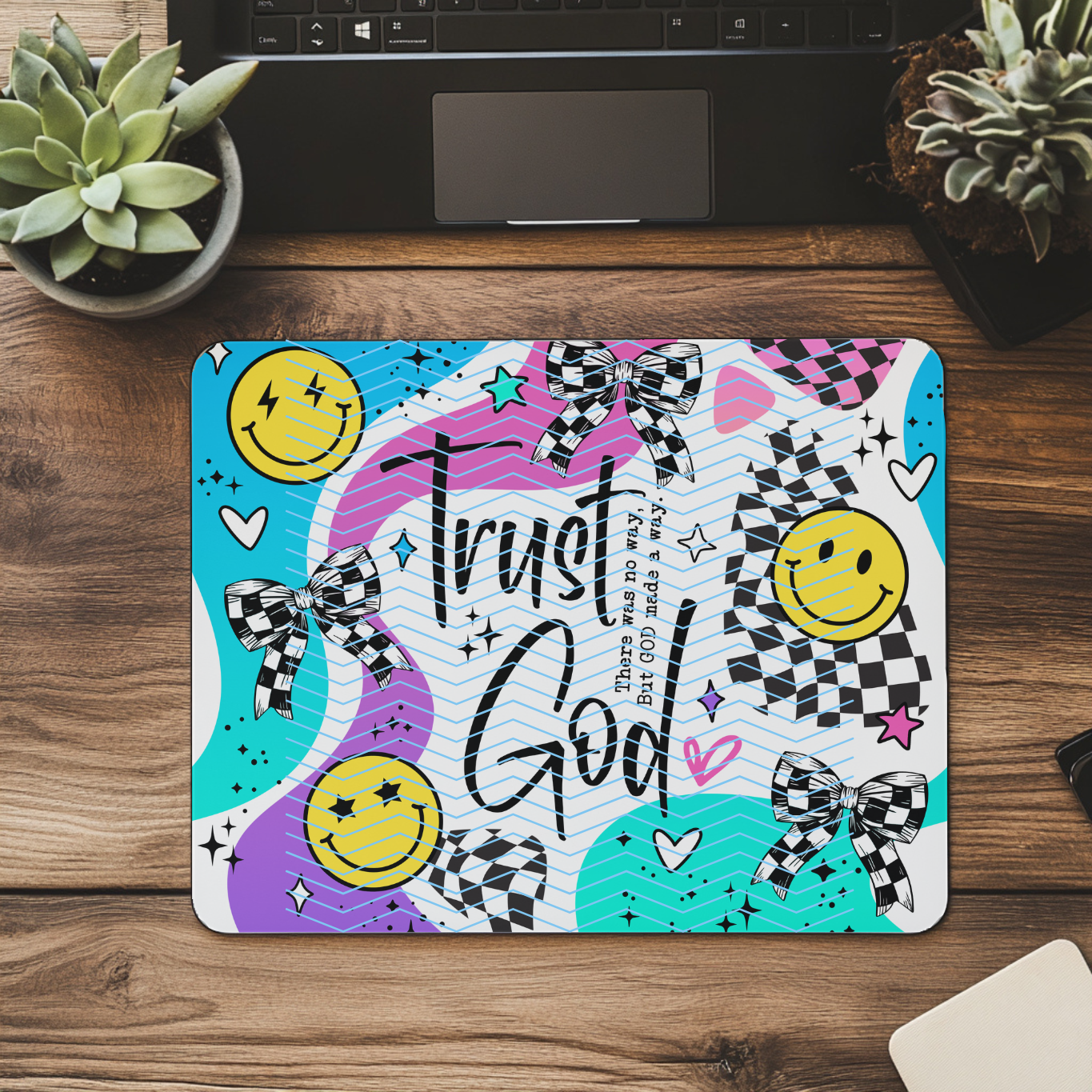 "Trust God" Mouse Pad