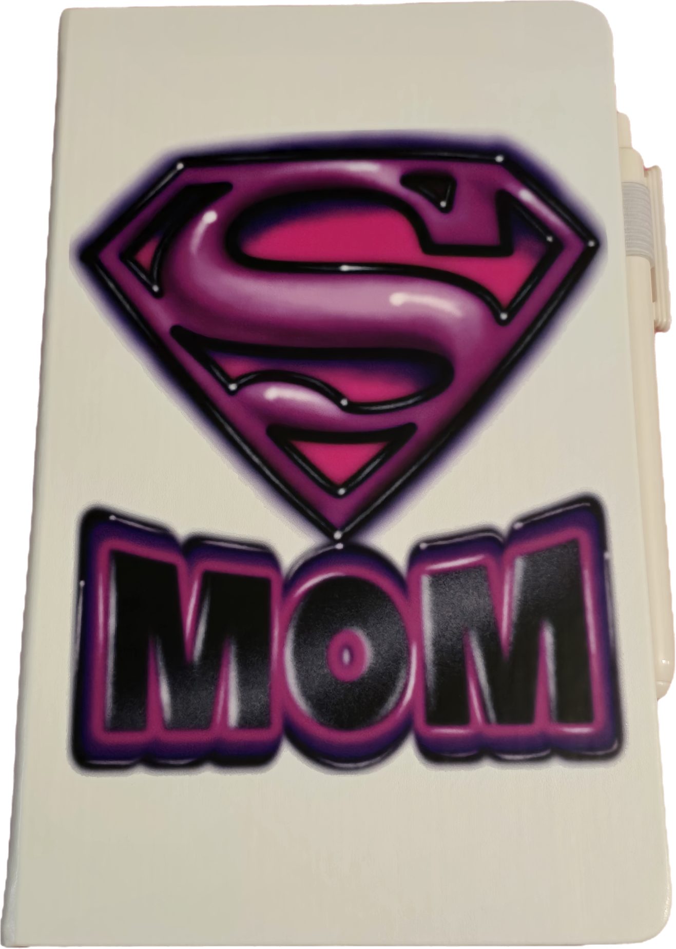 "Super Mom" Blank Notebook