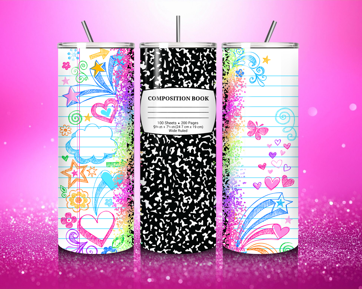 "Fun Meets Composition" - Personalized Tumbler