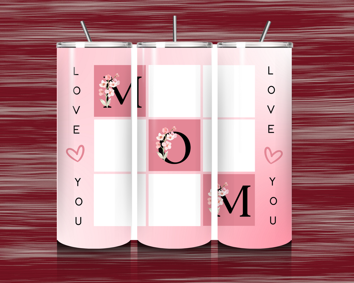 Personalized "MOM" Tumbler