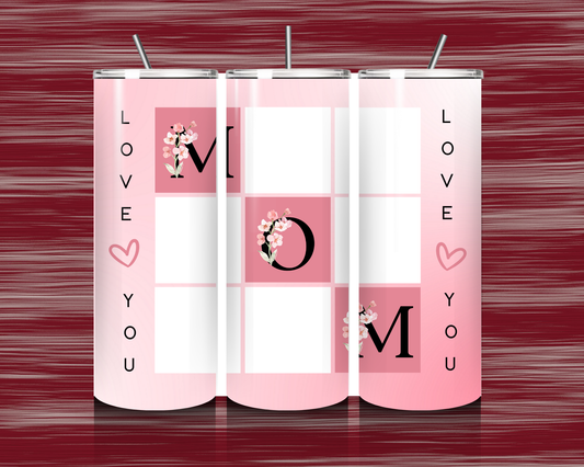 Personalized "MOM" Tumbler