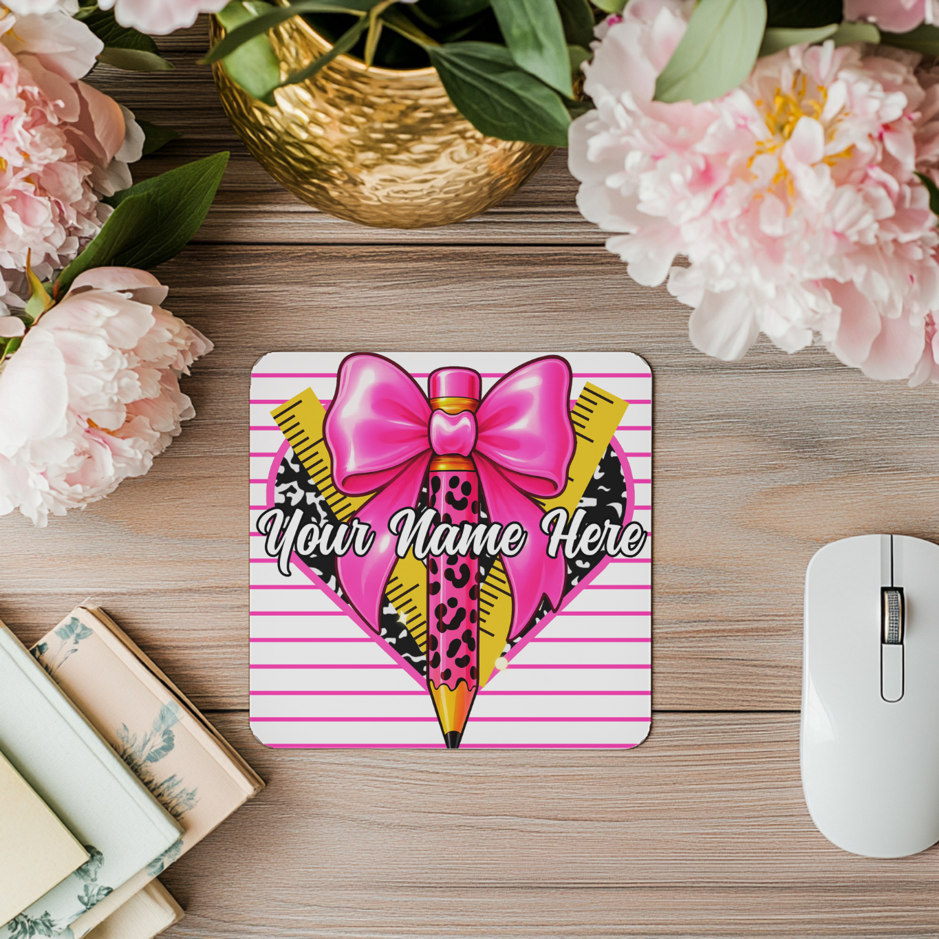 "This Screams PINK" - Personalized Mouse Pad