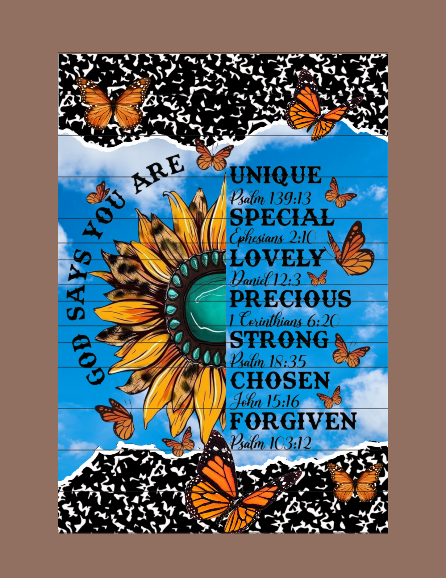 "God Says You Are...." Spiral Notebook