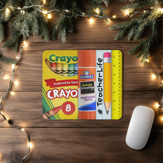 "All Things #TeacherLife" - Mouse Pad