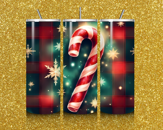 Christmas Candy Cane Tumbler