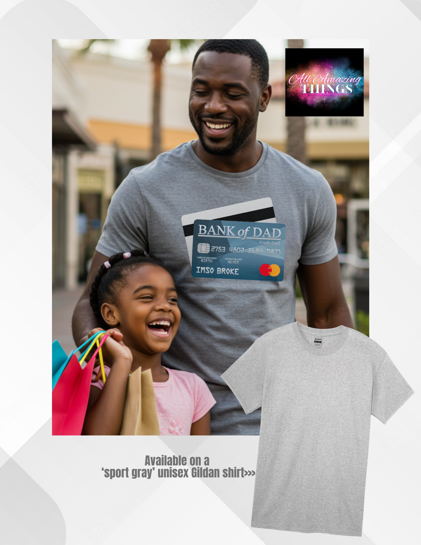 "Bank of Dad" t-shirt