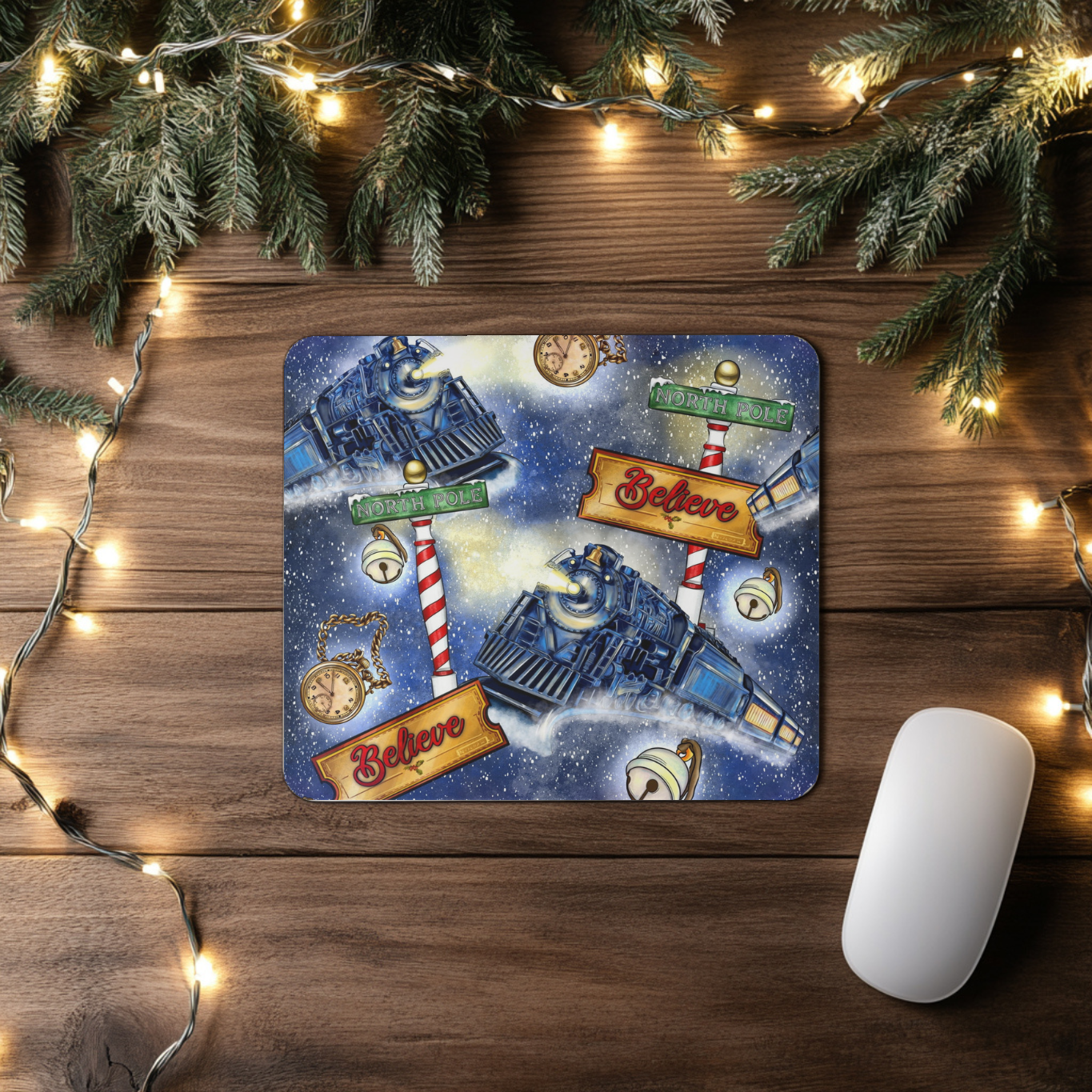 "Christmas BELIEVE" Mousepad