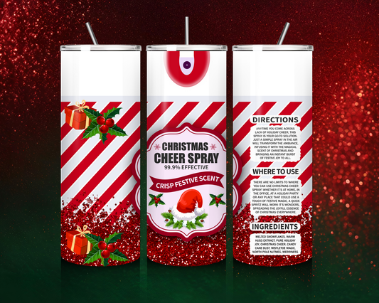 "Christmas Cheer Spray" Tumbler