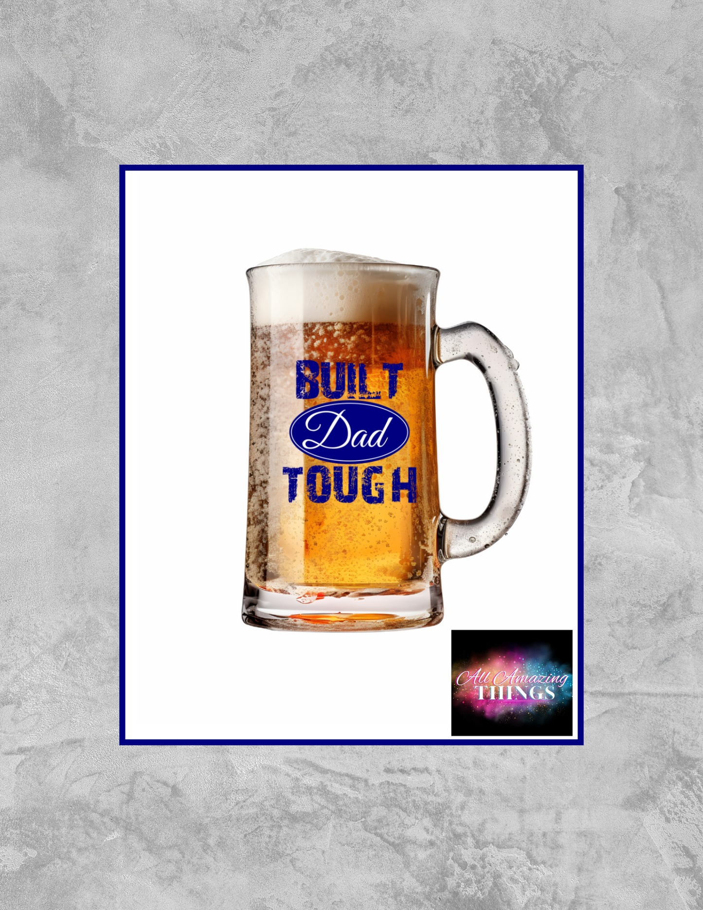 "Built Dad Tough" MEGA Mug