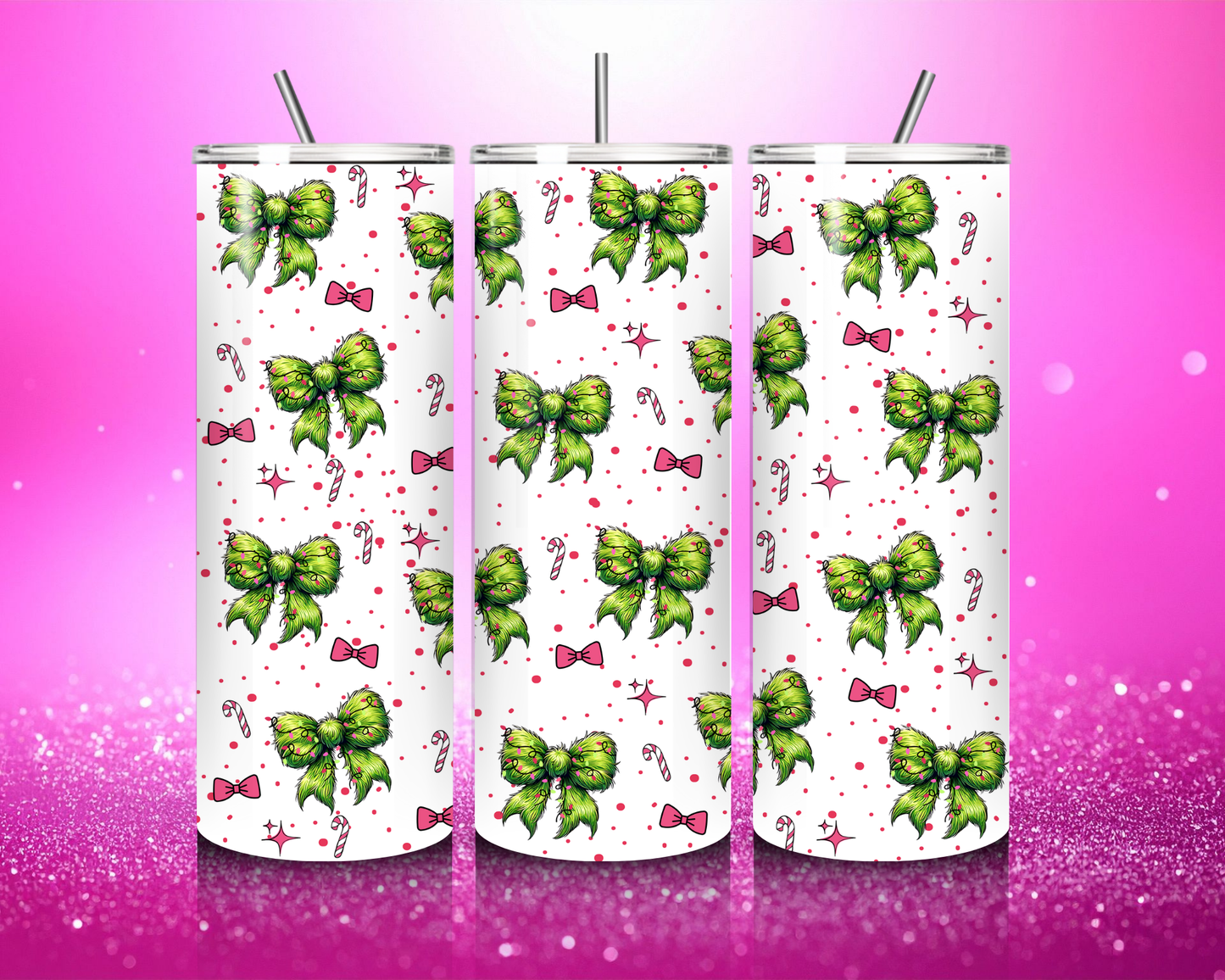 "Special Green Bows" Tumbler