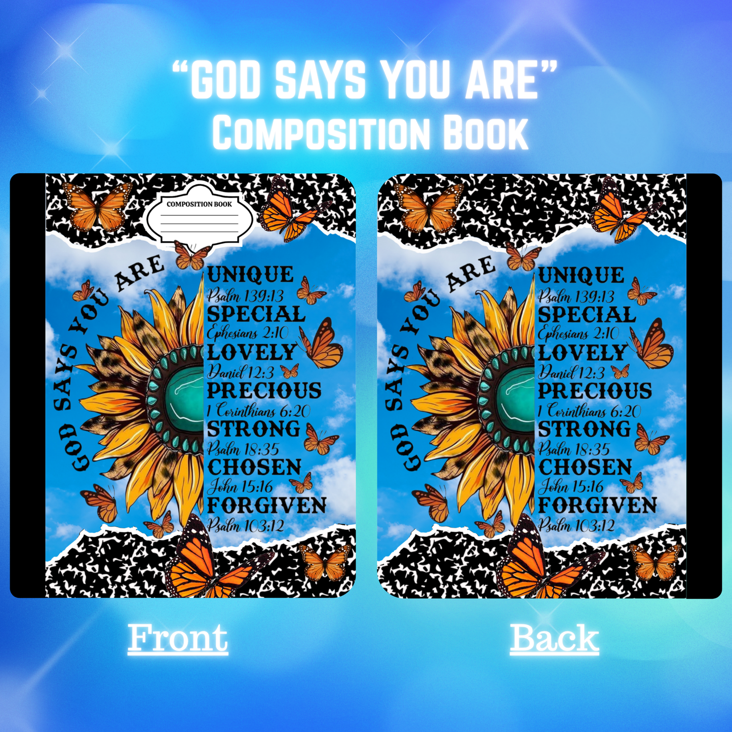 "God Says You Are" - Composition Book