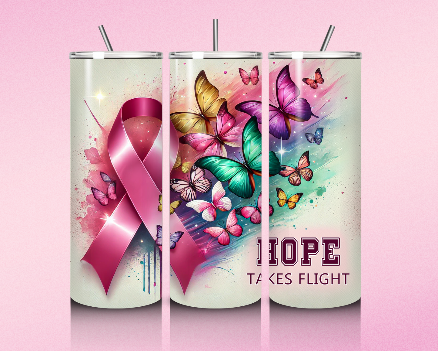 "Hope Takes Flight" - Tumbler