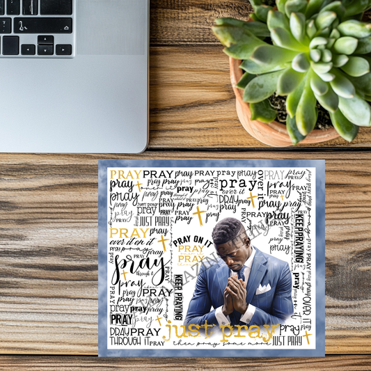 "Praying Man" - Mousepad