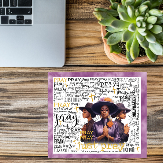 "Praying Women Trio" - Mousepad