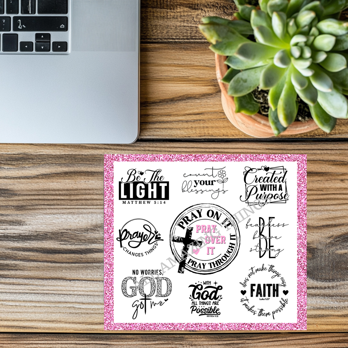 "Pray" - Mousepad