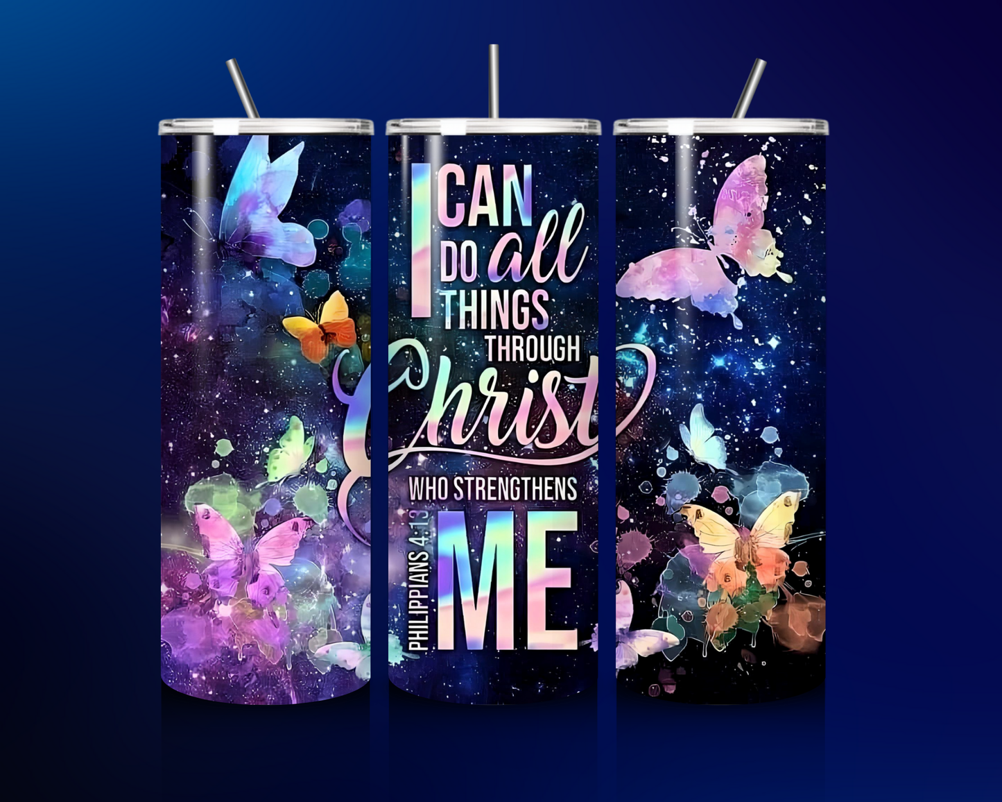 "I Can Do All Things Through Christ" Tumbler