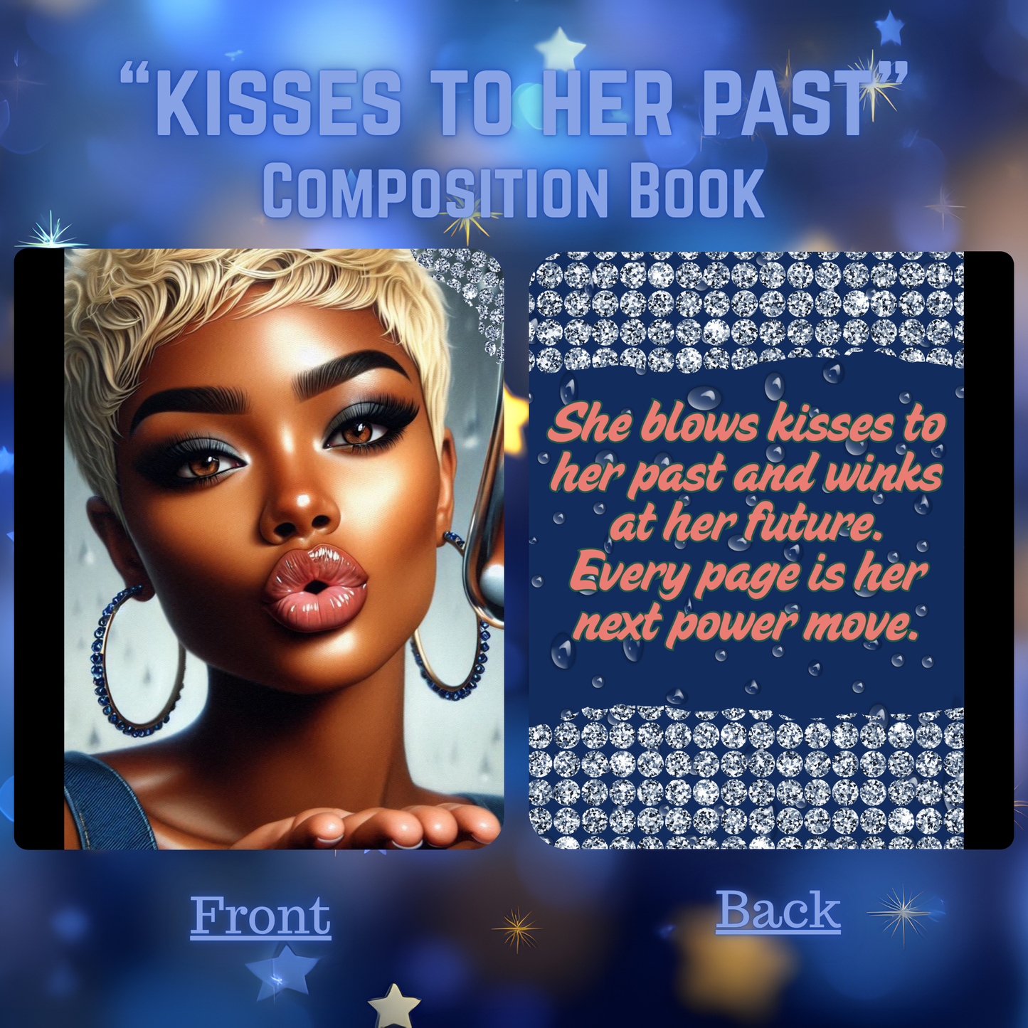 "Kisses to Her Past" - Composition Book