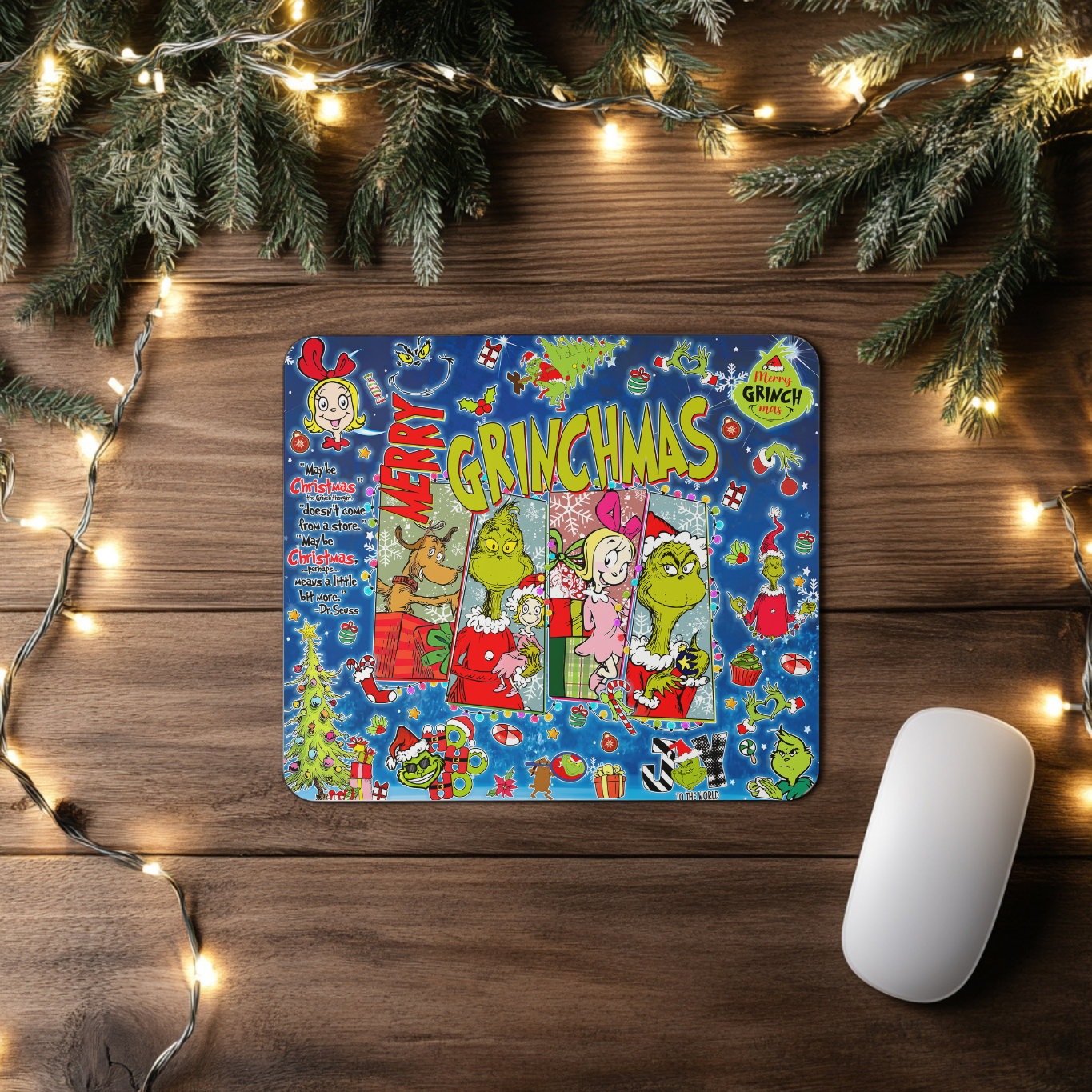 "Merry G-mas" Mousepad