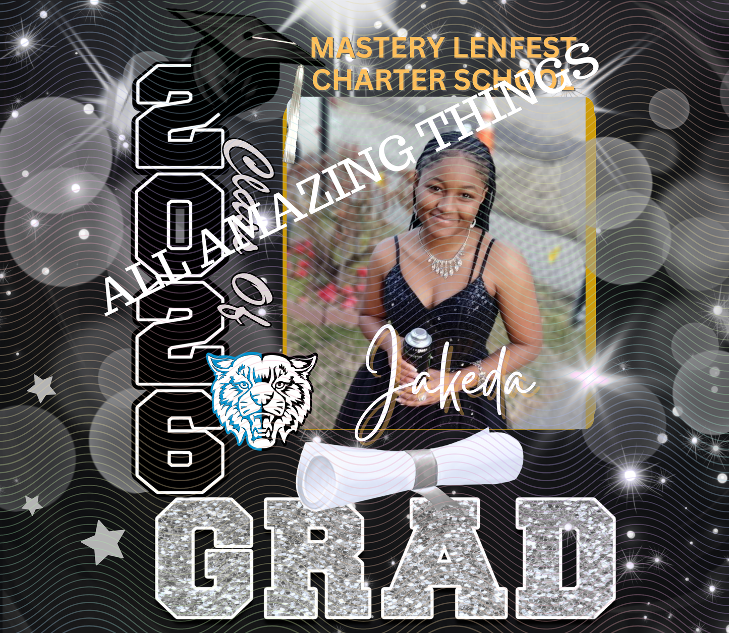 Grad 2026 Personalized Composition Notebook