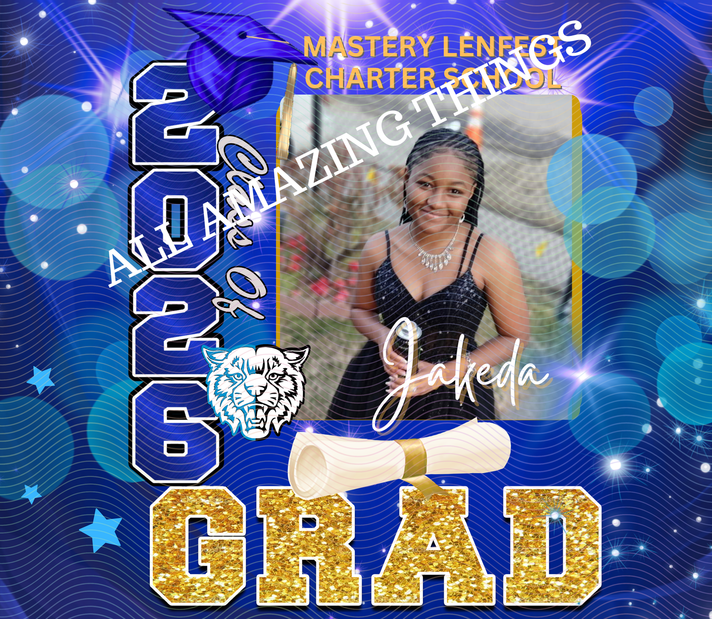 Grad 2026 Personalized Composition Notebook