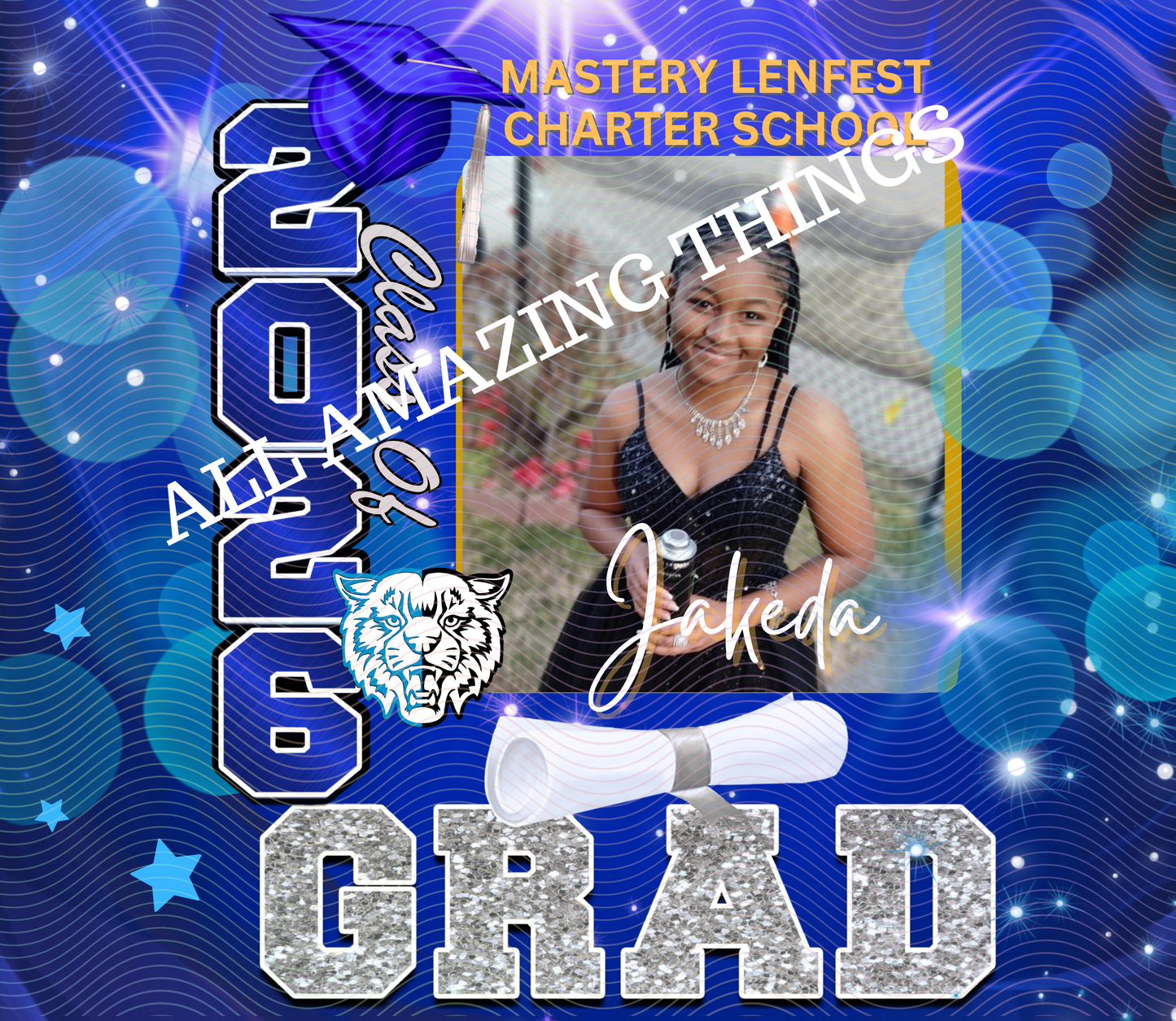 Grad 2026 Personalized Composition Notebook