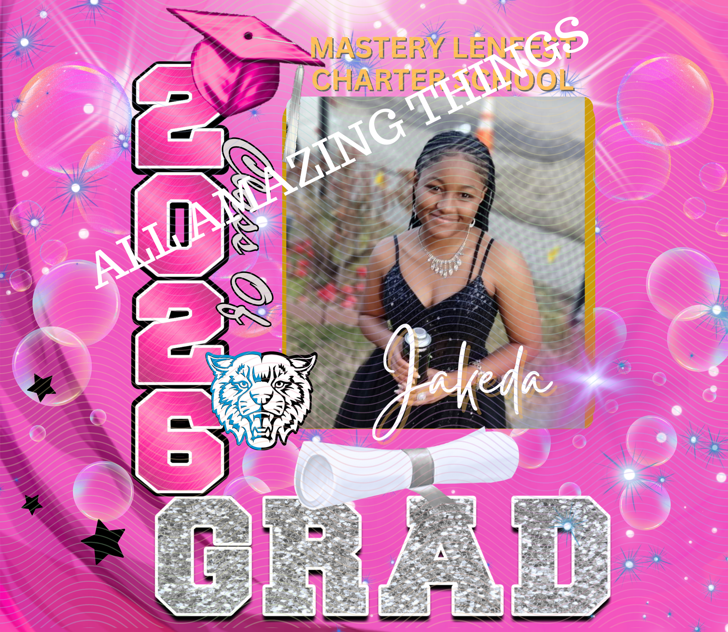 Grad 2026 Personalized Composition Notebook