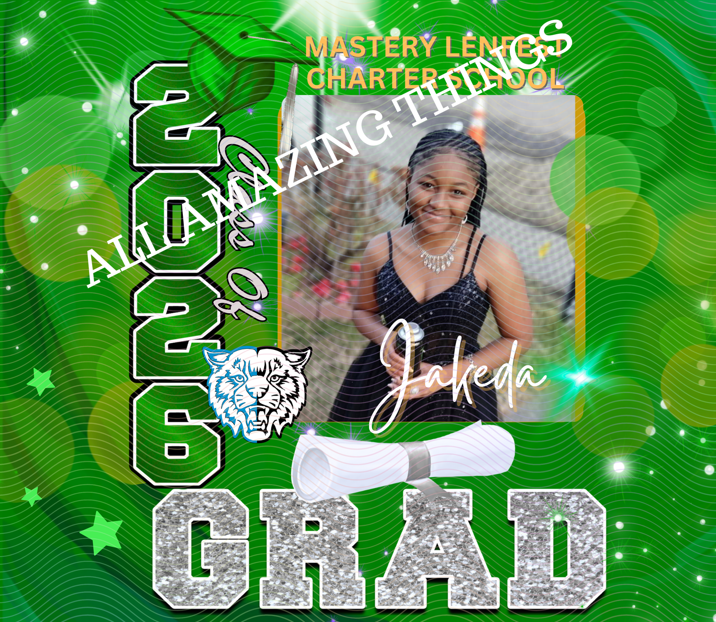 Grad 2026 Personalized Composition Notebook