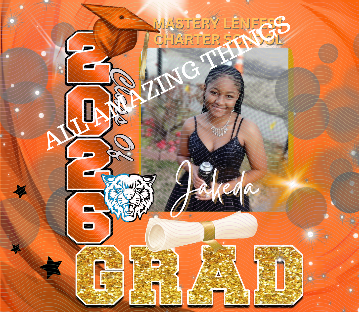 Grad 2026 Personalized Composition Notebook