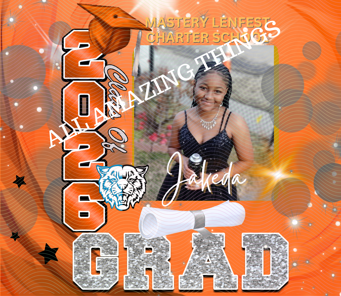 Grad 2026 Personalized Composition Notebook