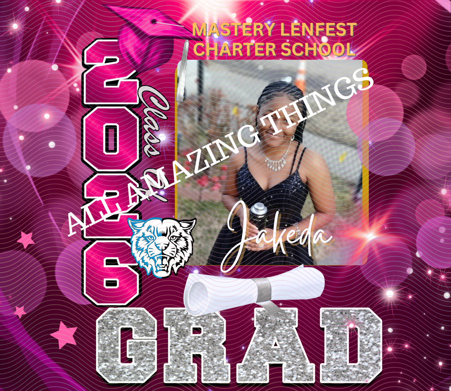 Grad 2026 Personalized Composition Notebook