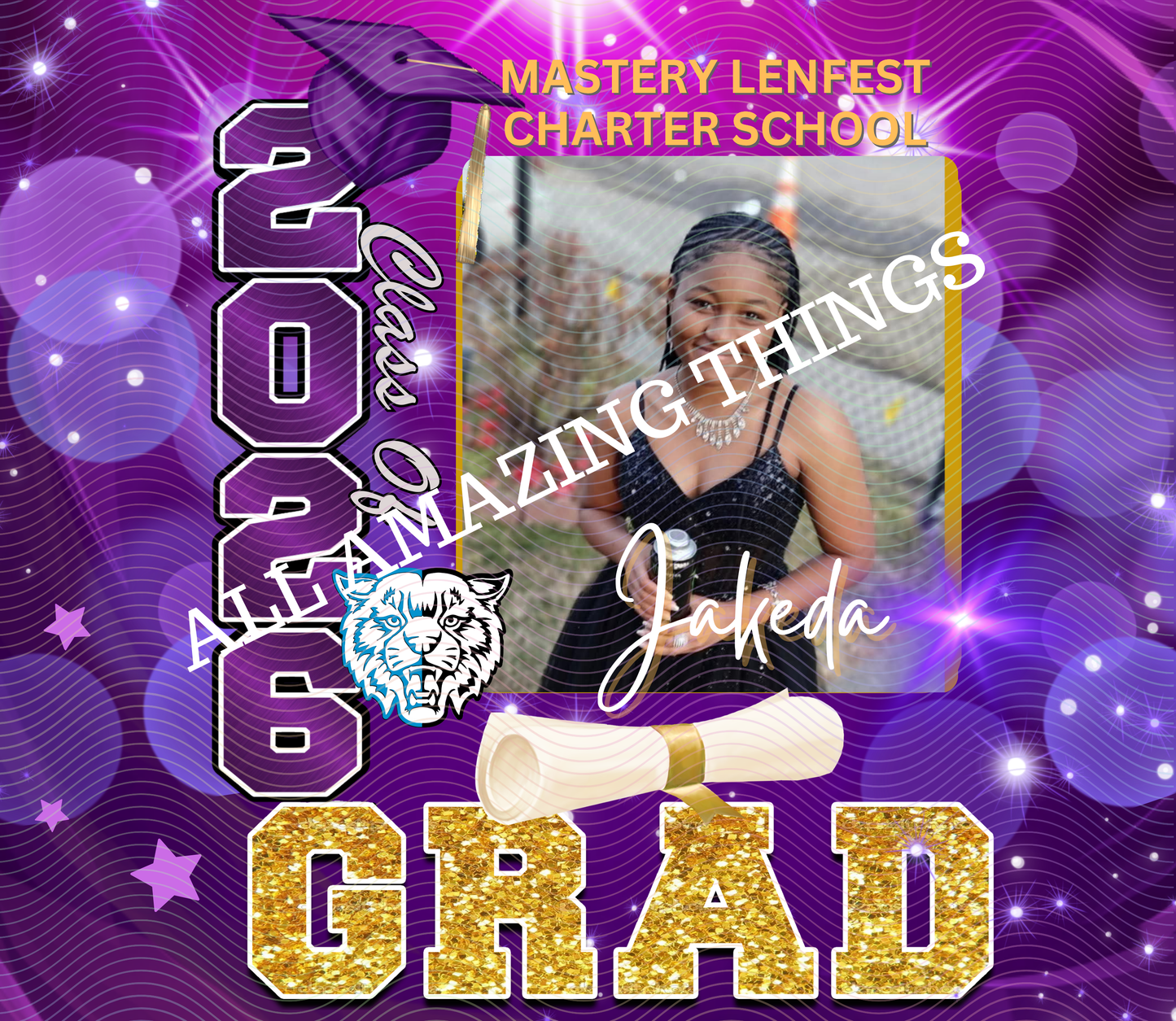 Grad 2026 Personalized Composition Notebook