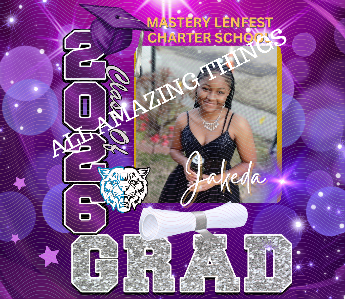 Grad 2026 Personalized Composition Notebook