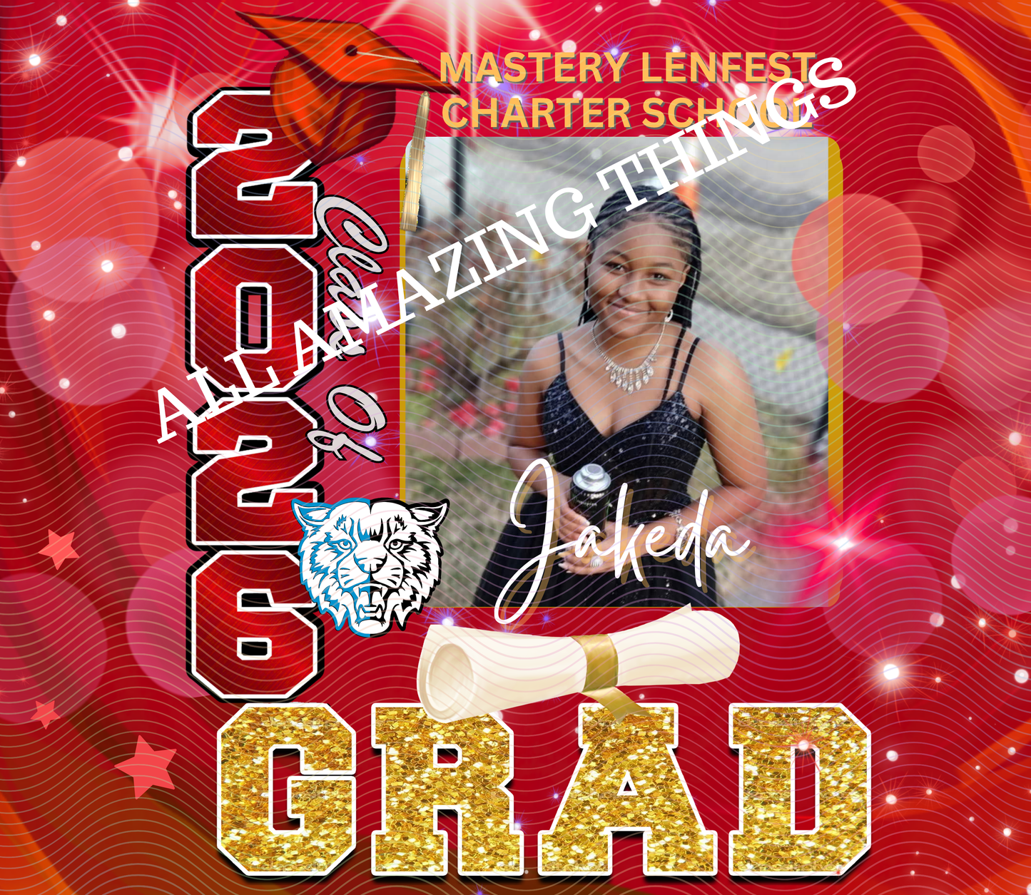 Grad 2026 Personalized Composition Notebook