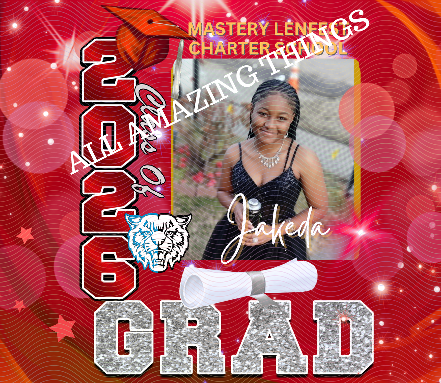 Grad 2026 Personalized Composition Notebook