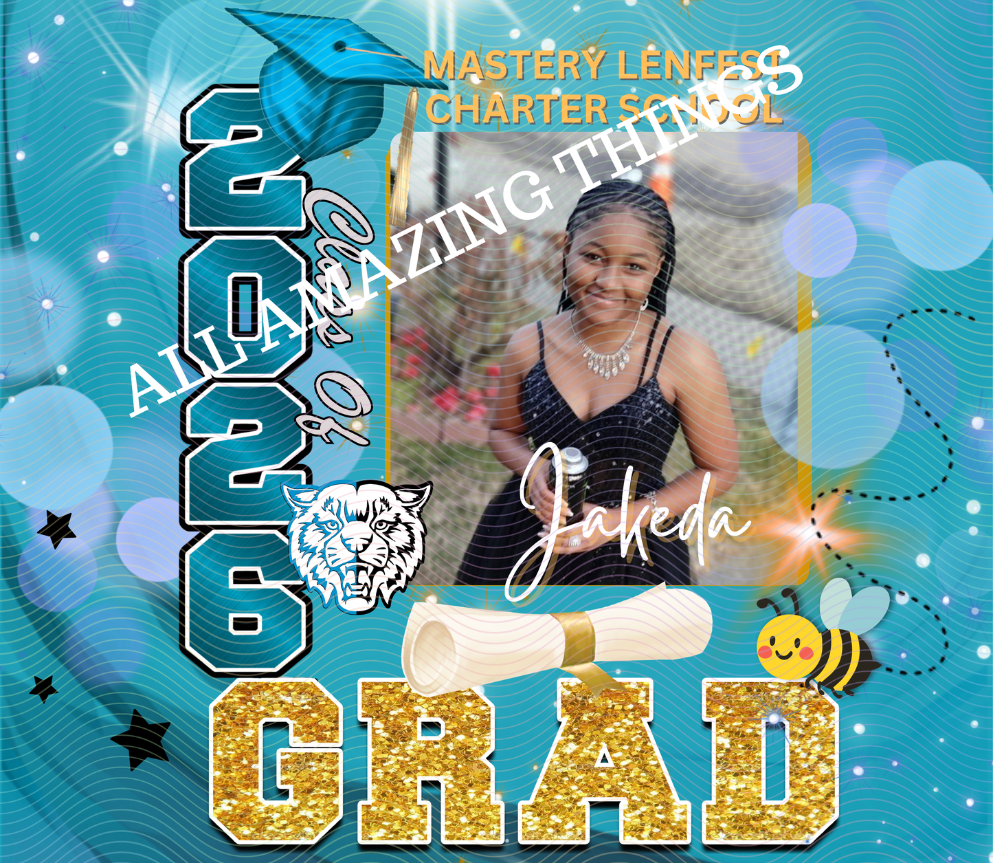 Grad 2026 Personalized Composition Notebook