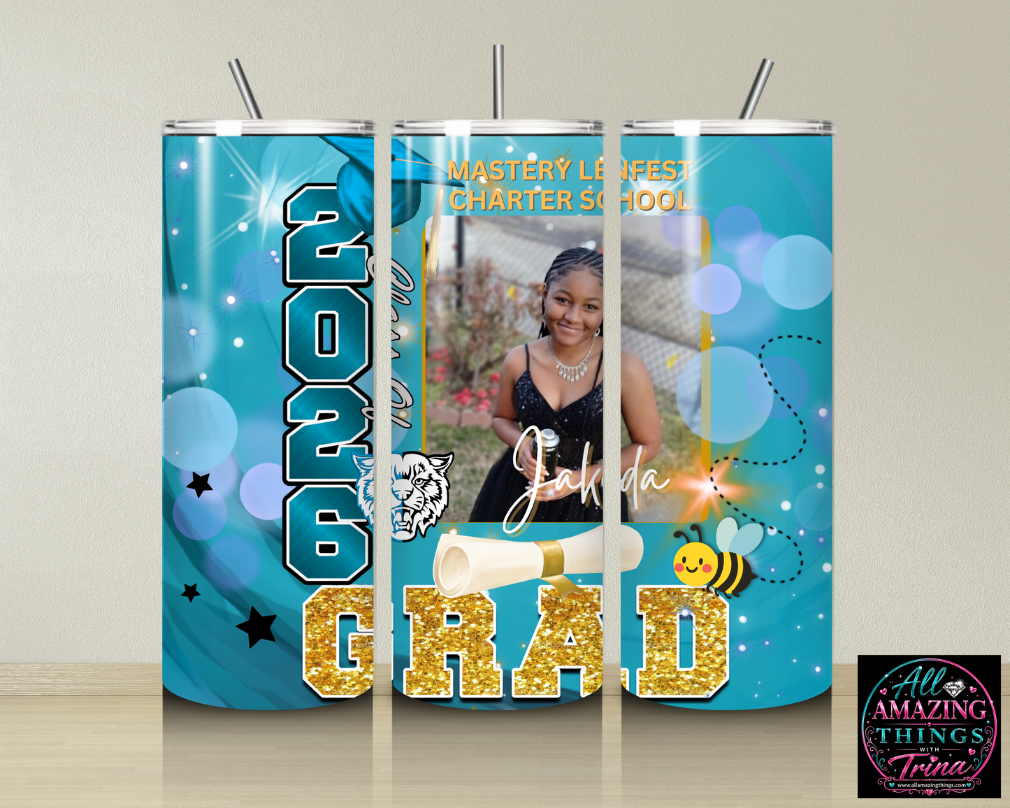 PERSONALIZED GRAD 2026 TUMBLER