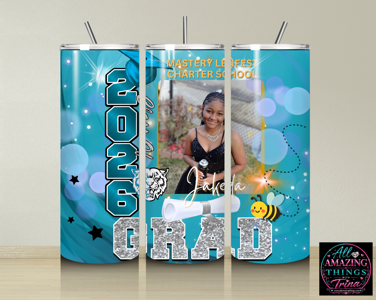 PERSONALIZED GRAD 2026 TUMBLER
