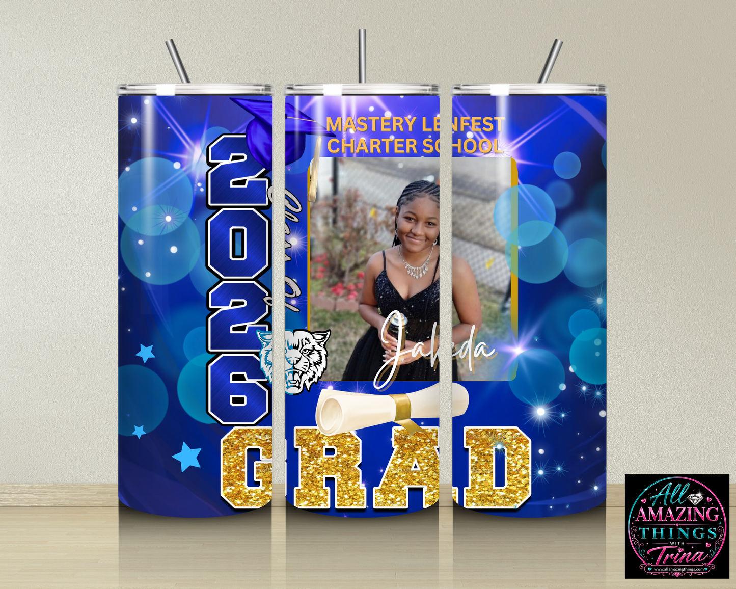 PERSONALIZED GRAD 2026 TUMBLER