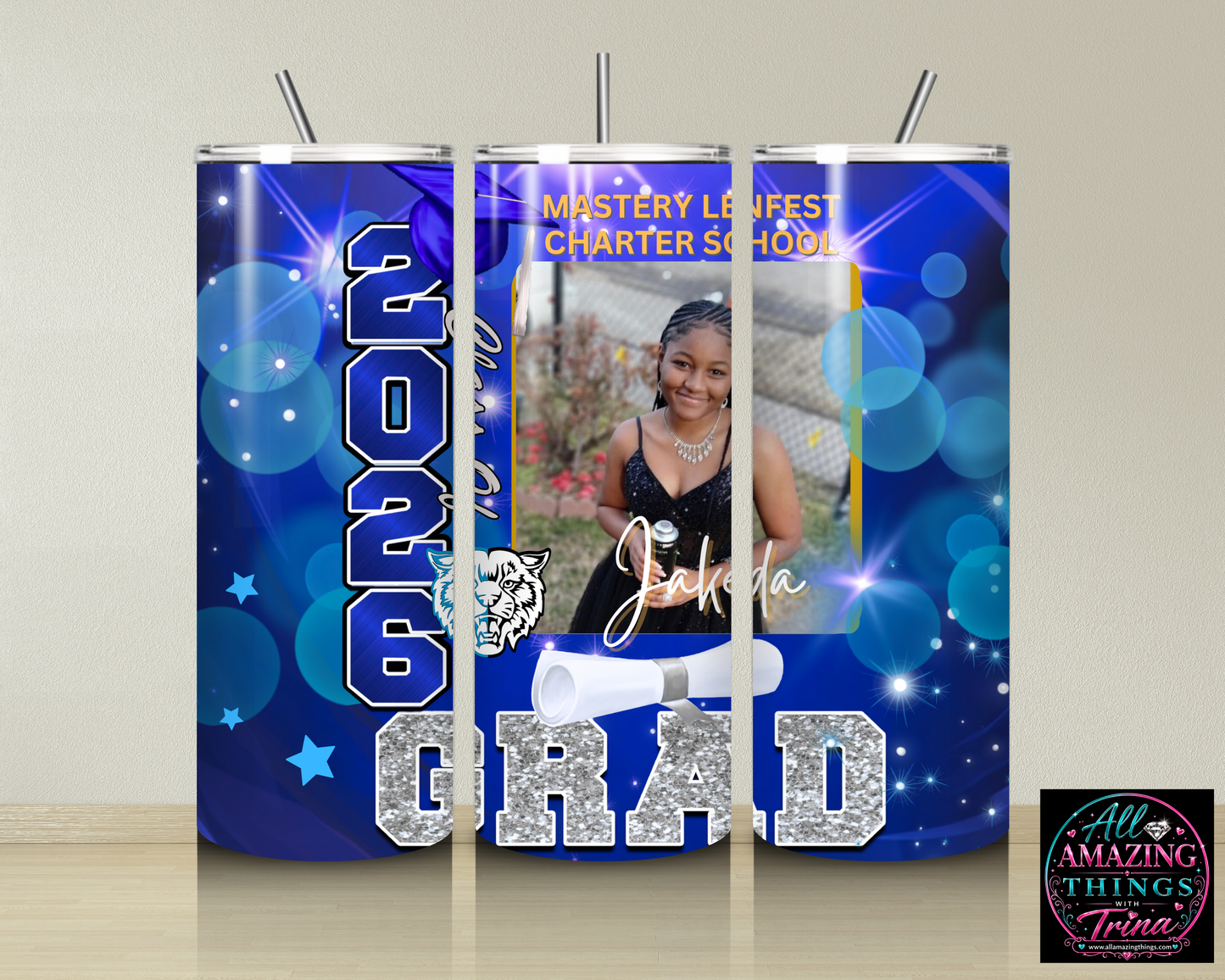 PERSONALIZED GRAD 2026 TUMBLER