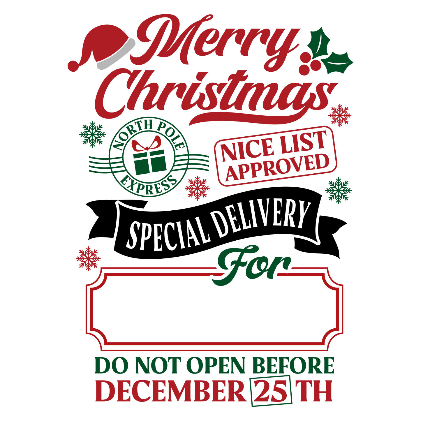 Personalized Santa Sacks