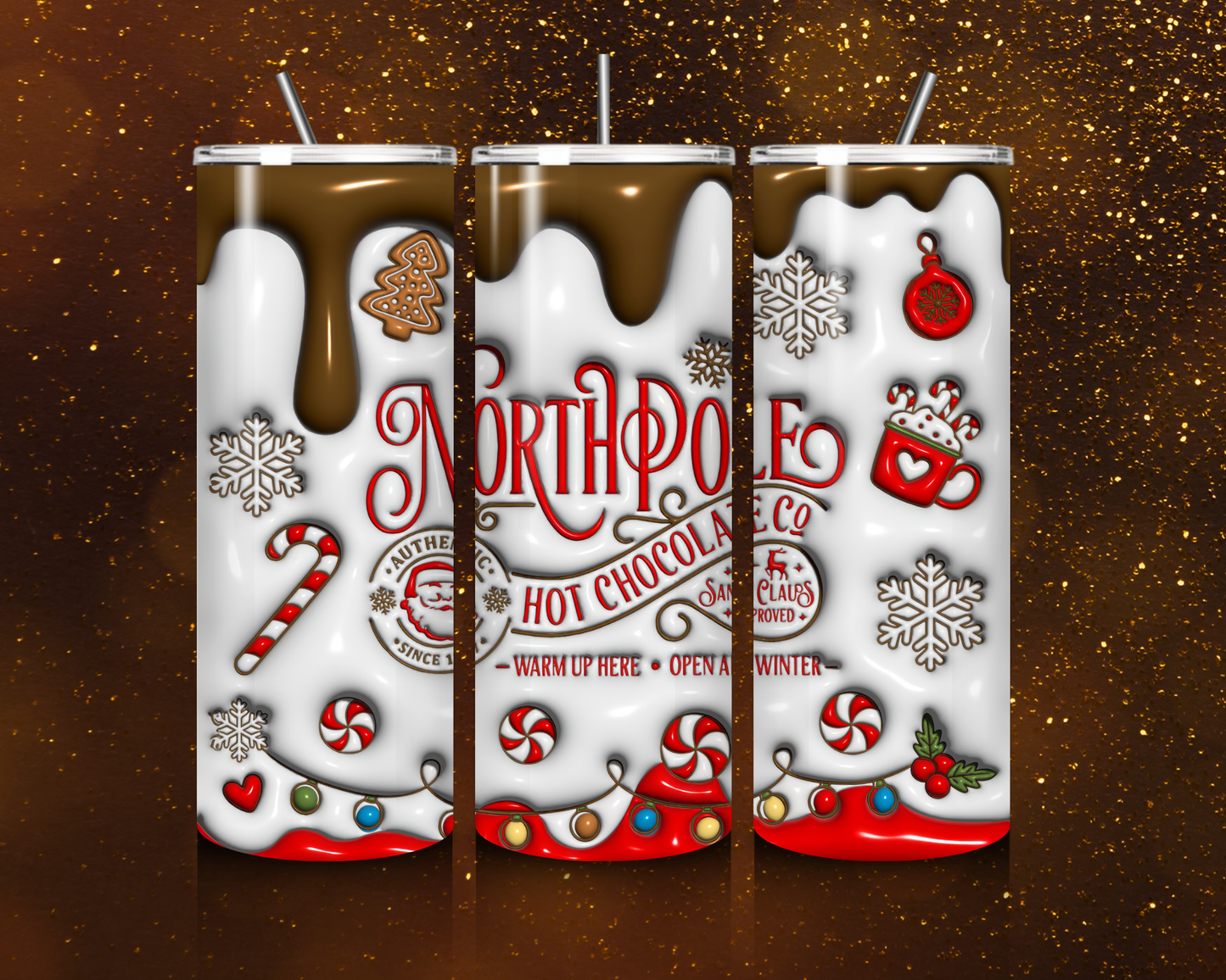 "North Pole Hot Chocolate" Tumbler