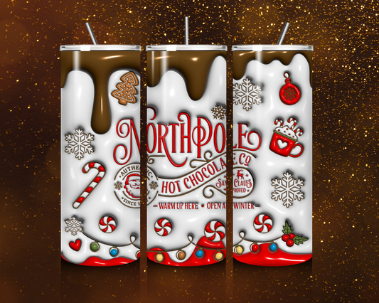 "North Pole Hot Chocolate" Tumbler