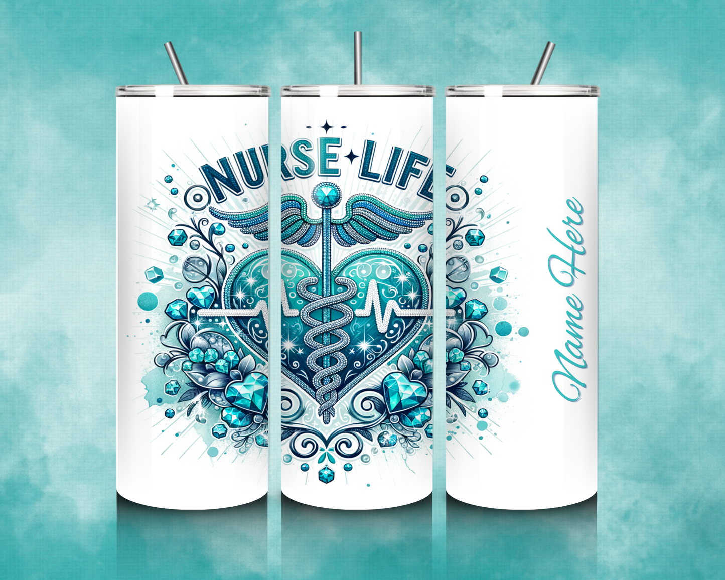 Personalized "Nurse Life" Tumbler